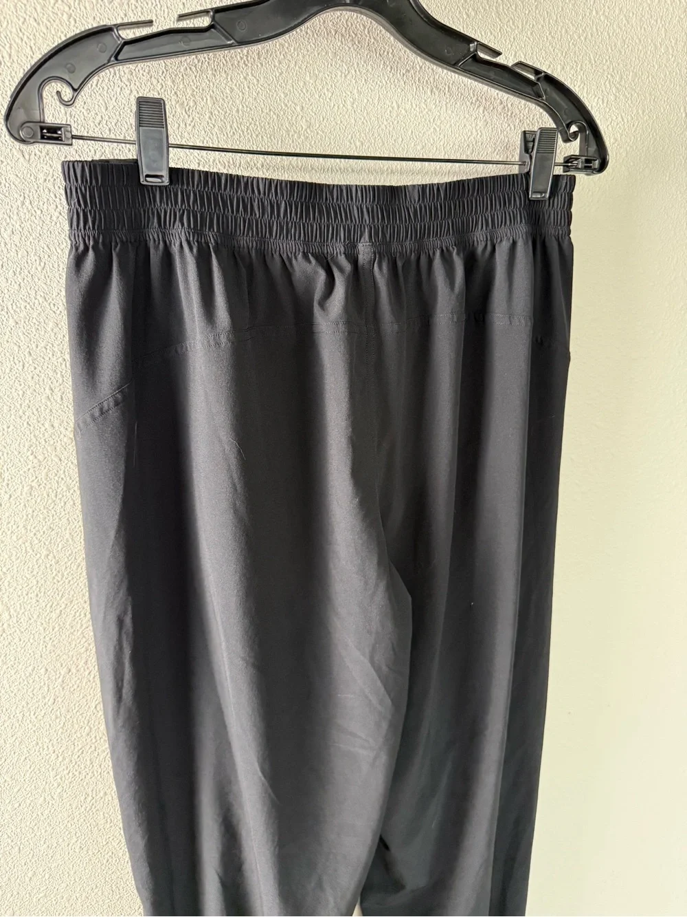 Lululemon Tear-Away Mid-Rise Track Pant Black Full Length Snaps Women’s Size 8